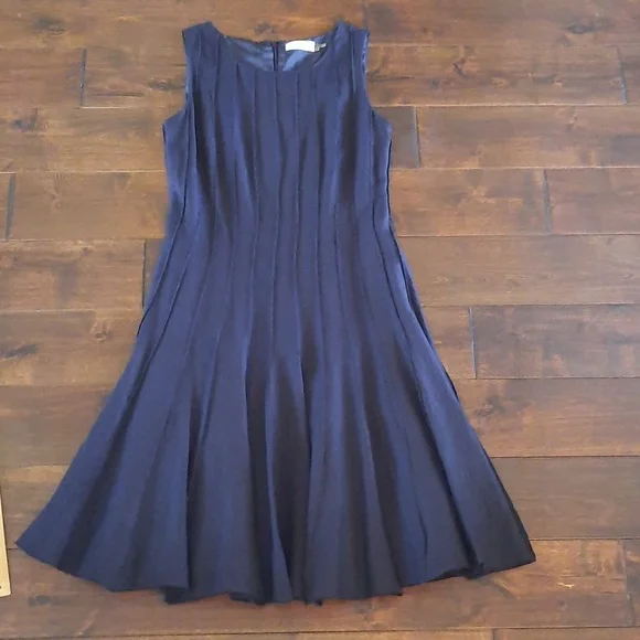 Calvin Klein | Dresses | Black Calvin Klein Fit Flare Dress 2 | Poshmark